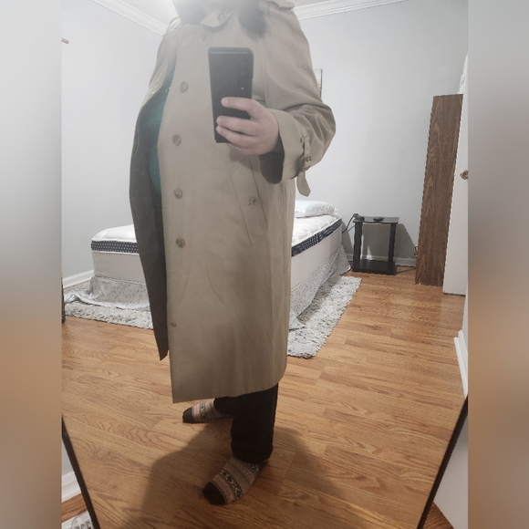 Burberry Trench Coat Vintage US Womens XL - Picture 16 of 16
